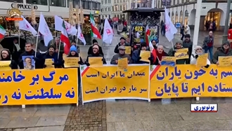 تظاهرات ایرانیان آزاده در شهرهای یوتوبوری، ونکوور، هانوفر، بلونیا، سیدنی، ملبورن و هامبورگ