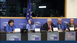 خانم میشل ریواسی - کنفرانس در پارلمان اروپا-استراسبورگ با حضور خانم مریم رجوی 