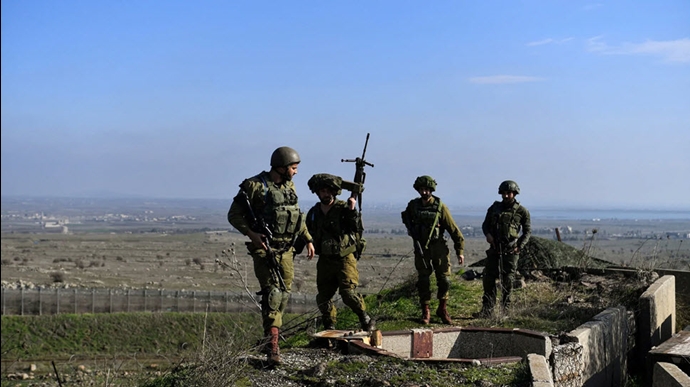 عملیات نیروهای اسراییل در نزدیکی مرز سوریه - عکس از رویترز