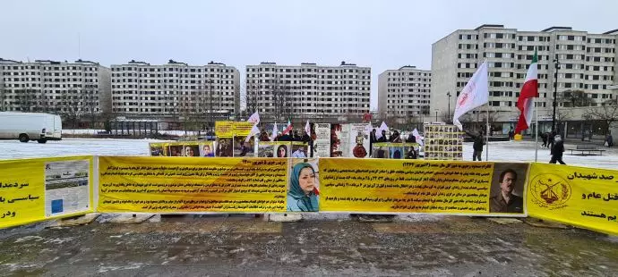 -استکهلم سوئد - آکسیون و تظاهرات ایرانیان آزاده مقابل دادگاه دژخیم حمید نوری - 4