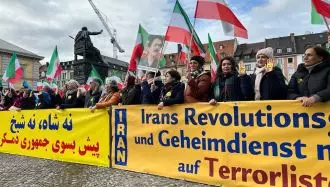 مونیخ - تظاهرات ایرانیان آزاده با شعار «سپاهی‌ها ساواکی‌ها دیگه تمومه ماجرا» 