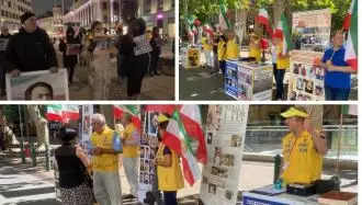 آکسیون ایرانیان آزاده در یوتوبوری و سیدنی