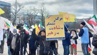 ژنو - مقر اروپایی ملل متحد، تظاهرات علیه حضور وزیر خارجهٔ رژیم آخوندی در اجلاس شورای حقوق بشر