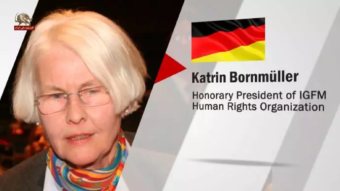 کاترین بورن‌مولر - رئیس افتخاری جامعهٔ بین‌المللی برای حقوق‌بشر
