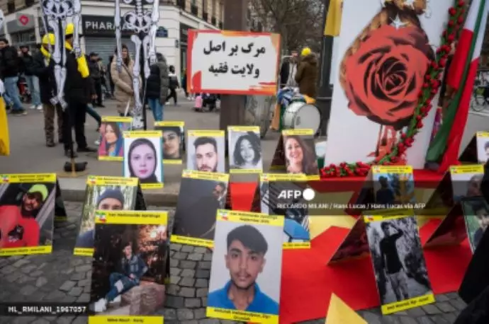 خبرگزاری فرانسه: پاریس، تظاهرات حمایت از مردم ایران در پاریس در محل دنفر روشرو - 14