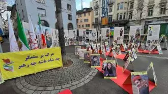 سوئیس- نمایشگاه تصاویر شهدای قیام