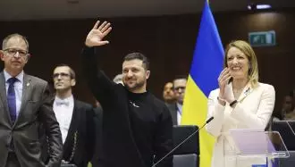 زلنسکی رئیس‌جمهور اوکراین