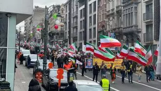 بروکسل - تظاهرات ایرانیان آزاده همزمان با اجلاس وزیران خارجه اتحادیه اروپا - ۲۹اسفند ۱۴۰۱