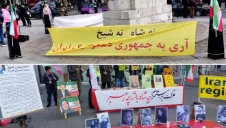 آکسیون ایرانیان آزاده در لندن و هایدلبرگ آلمان