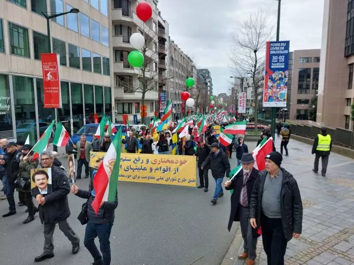 -بروکسل - تظاهرات ایرانیان آزاده برای لیست‌گذاری سپاه پاسداران - ۲۹اسفند