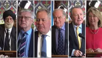 برنامه نوروزی در پارلمان انگلستان - سخنرانیهای آنا فیرث، لرد دیوید آلتون، سر راجر گیل، باب بلکمن، استیو مک کیب و لرد سینگ