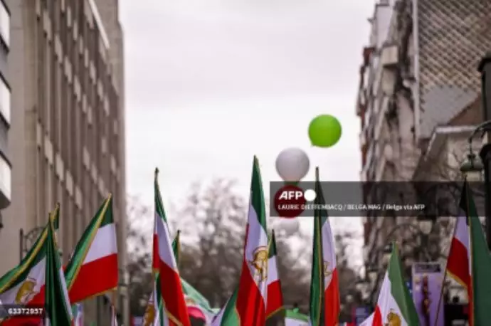 خبرگزاری فرانسه ـ تظاهرات در حمایت از جنبش مقاومت ایران در بروکسل - 12