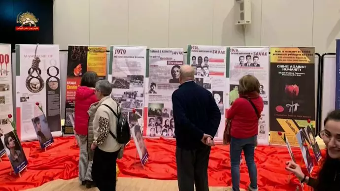 کنفرانس و نمایشگاه حمایت از قیام ایران در شهرداری بتامبورگ لوکزامبورگ - 10