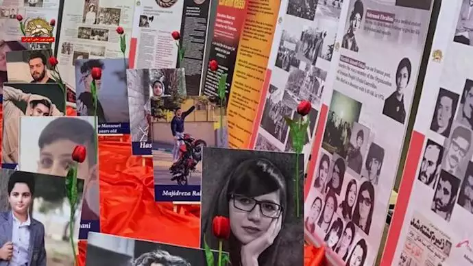 کنفرانس و نمایشگاه حمایت از قیام ایران در شهرداری بتامبورگ لوکزامبورگ - 1