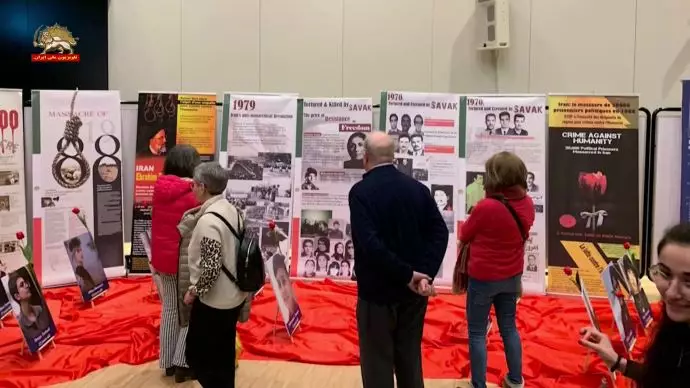 کنفرانس و نمایشگاه حمایت از قیام ایران در شهرداری بتامبورگ لوکزامبورگ - 4