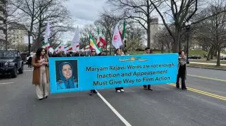 تظاهرات بزرگ ایرانیان آزاده در واشنگتن