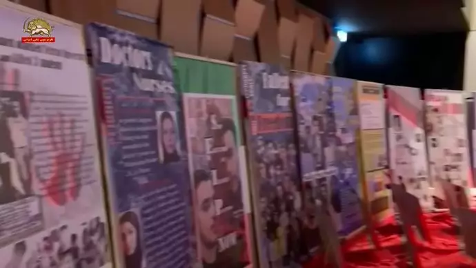 کنفرانس و نمایشگاه حمایت از قیام ایران در شهرداری بتامبورگ لوکزامبورگ - 7