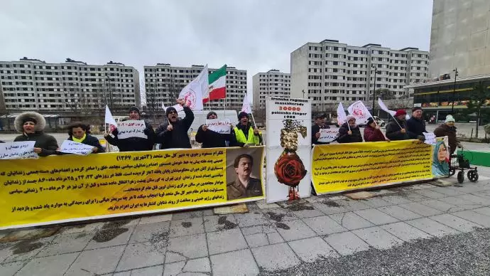 استکهلم سوئد - آکسیون ایرانیان آزاده همزمان با برگزاری دادگاه استیناف دژخیم حمید نوری - ۲فروردین - 14