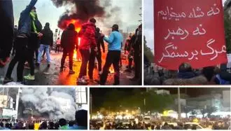 تصاویری از قیام سراسری ایران