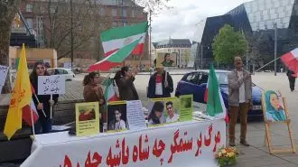 فرایبورگ - آکسیون همبستگی با قیام سراسری و کانون‌های شورشی توسط ایرانیان آزاده و حامیان سازمان مجاهدین