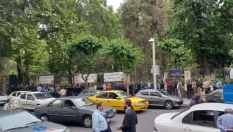 تجمع اعتراضی کارکنان مرکز فرمان شرکت بهره‌برداری متروی تهران