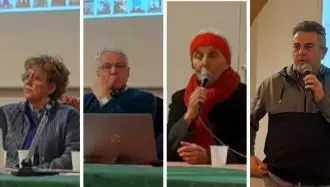 جلسه انجمن پارتیزانها و عفو بین‌الملل ایتالیا در شهر ورتزولو