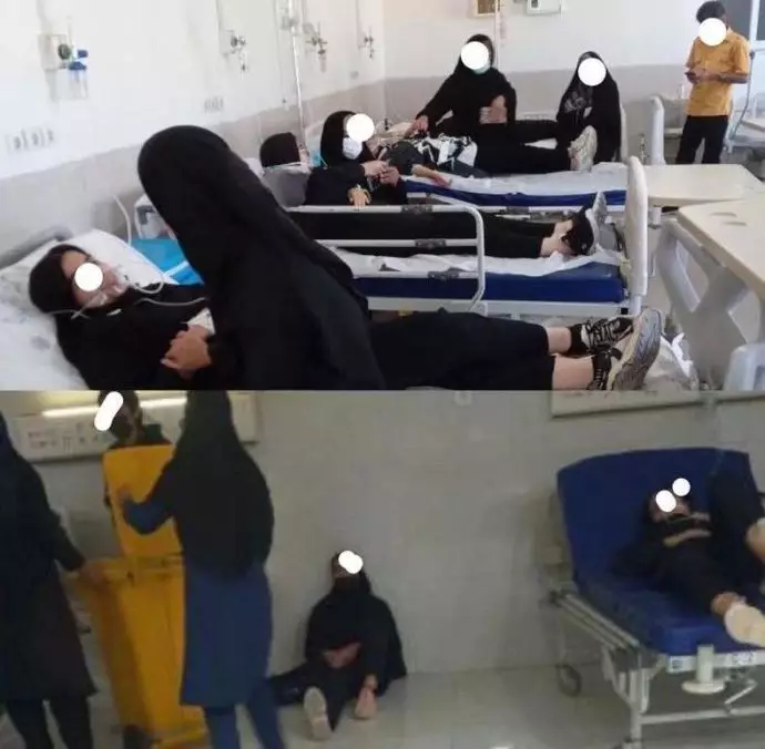 -ایذه - حمله شیمیایی به مدرسه دخترانه دخترانه کوثر و پروین اعتصامی توسط عوامل خامنه‌ای - ۲۶فروردین
