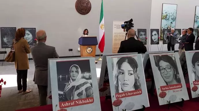 نمایشگاه عکسهای شهدای انقلاب دموکراتیک مردم ایران در سنای آمریکا - 1