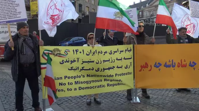 کپنهاک - آکسیون ایرانیان آزاده و هواداران مجاهدین خلق ایران در حمایت از قیام سراسری مردم ایران - 2