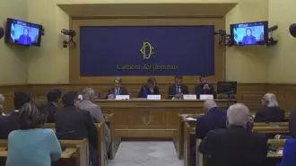 کنفرانس در پارلمان ایتالیا