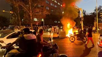 اعتراضات شبانه در تهران ـ عکس از آرشیو