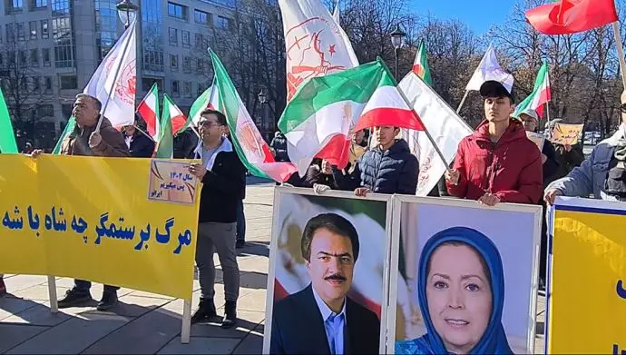 آکسیون ایرانیان آزاده و هواداران سازمان مجاهدین در اسلو