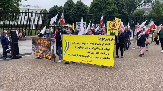 -اکسیون و تظاهرات ایرانیان آزاده و یاران شورشگر در واشنگتن - 4