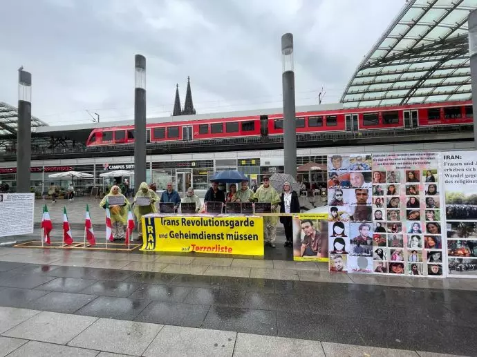 کلن آلمان- آکسیون ایرانیان آزاده و هواداران سازمان مجاهدین در همبستگی با قیام سراسری مردم ایران - 2