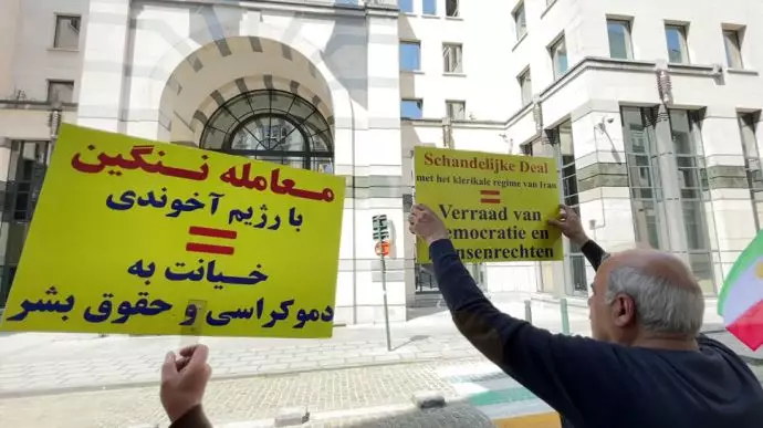 تظاهرات ایرانیان آزاده در بلژیک ۶خرداد ۱۴۰۲