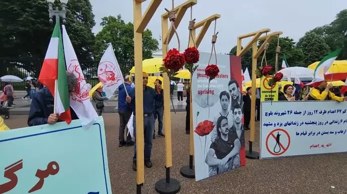 -اکسیون و تظاهرات ایرانیان آزاده و یاران شورشگر در واشنگتن - 2