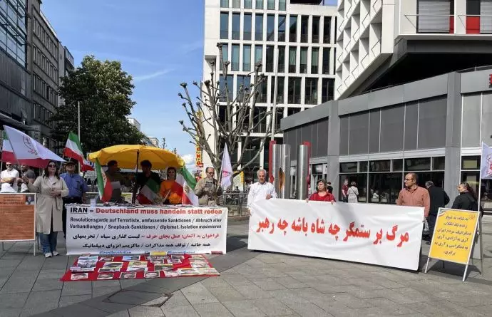 اشتوتگارت - آکسیون ایرانیان آزاده و هواداران سازمان مجاهدین در همبستگی با قیام سراسری مردم ایران - 0