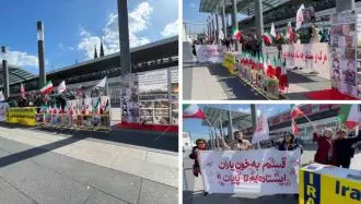 کلن آلمان - آکسیون ایرانیان آزاده در همبستگی با قیام سراسری مردم ایران