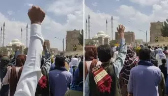 تظاهرات مردم زاهدان - عکس از آرشیو