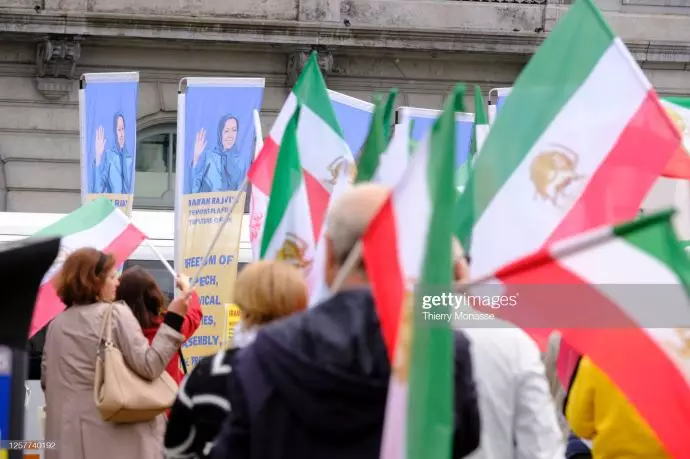 انعکاس گتی ایمیج از تظاهرات هواداران سازمان مجاهدین خلق مقابل پارلمان اروپا در بروکسل - 3