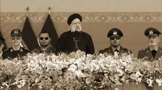 تصویری از رئیسی جلاد و سرکردگان سپاه و ارتش رژیم منتشر شده توسط هفته نامه ساندی تایمز لندن
