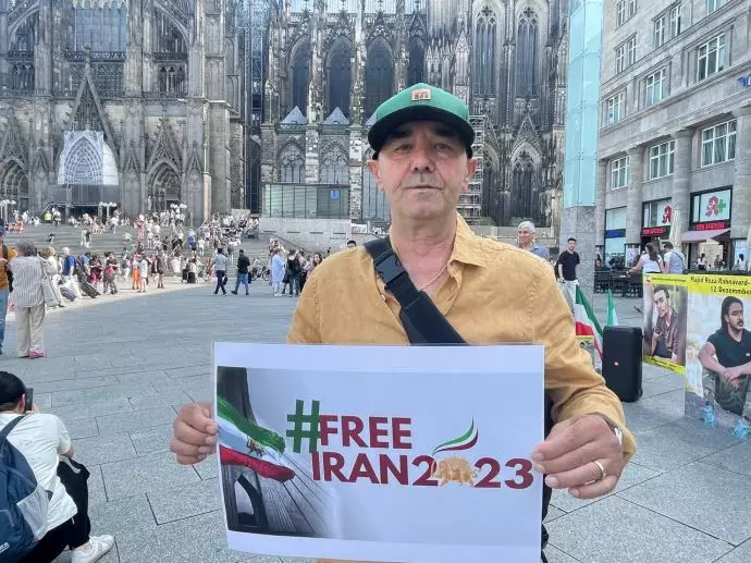 کلن آلمان - آکسیون ایرانیان آزاده در همبستگی با قیام مردم ایران و فراخوان به تظاهرات ایرانیان آزاده در پاریس در اول ژوئیه - ۲۷خرداد - 0