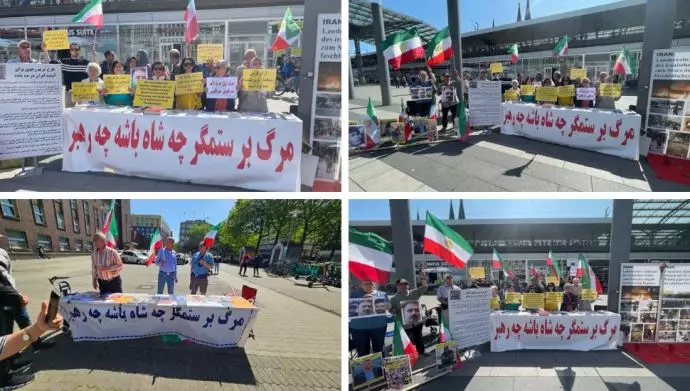 آکسیون ایرانیان آزاده در کلن و دوسلدورف  آلمان 