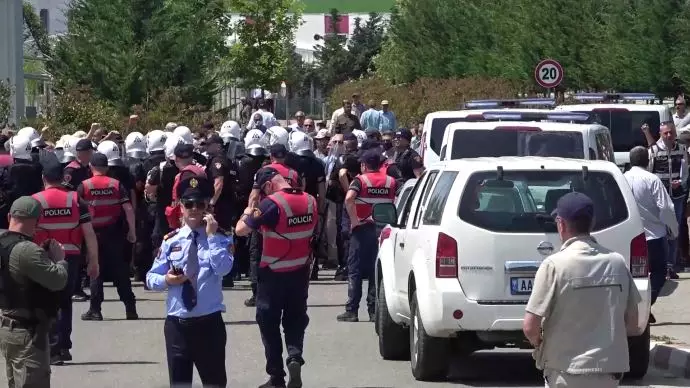 تصاویری از حمله جنایتکارانه پلیس آلبانی به اشرف۳ - ۳۰خرداد ۱۴۰۲ - 0
