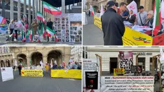 آکسیون ایرانیان آزاده در کلن و لایپزیک آلمان و وین در حمایت از قیام سراسری مردم ایران