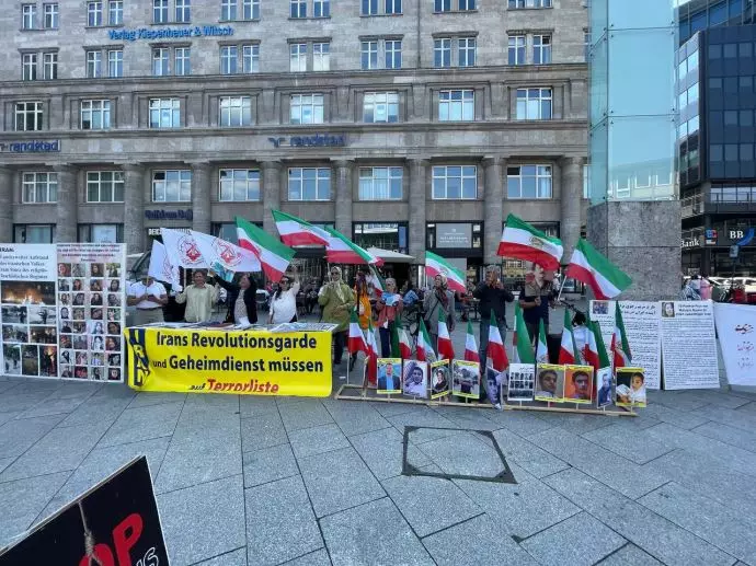 کلن آلمان - آکسیون ایرانیان آزاده در همبستگی با قیام سراسری مردم ایران - ۲۰خرداد - 0