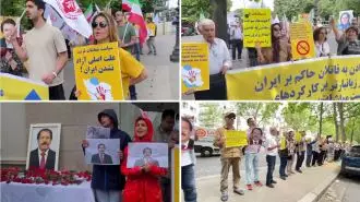 پاریس و اسلو - تظاهرات ایرانیان آزاده و هواداران مجاهدین در اعتراض به حمله جنایتکارانه پلیس آلبانی به اشرف۳ - ۳۱خرداد