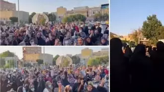 پیشوا - تجمع اعتراضی مالباختگان پیشوایی در شهر پیشوا - ۲۹خرداد