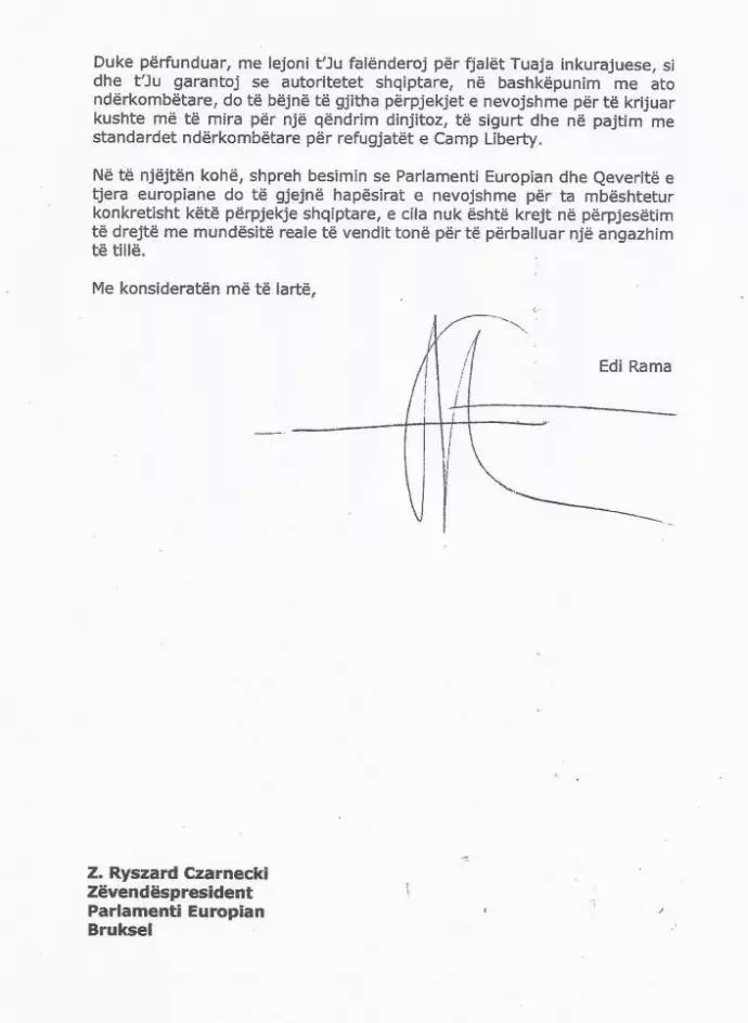 -بیانیه ریشارد چارنسکی نماینده پارلمان اروپا - 1