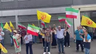 هلند - تظاهرات ایرانیان آزاده در برابر سفارت آلبانی 
